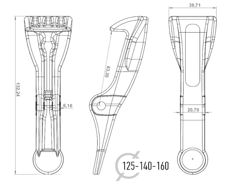 Model: Ø125-140-160